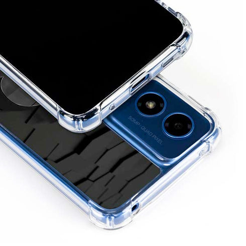 Bitcoin Textured Logo Moto G 5G (2024) Clear Case